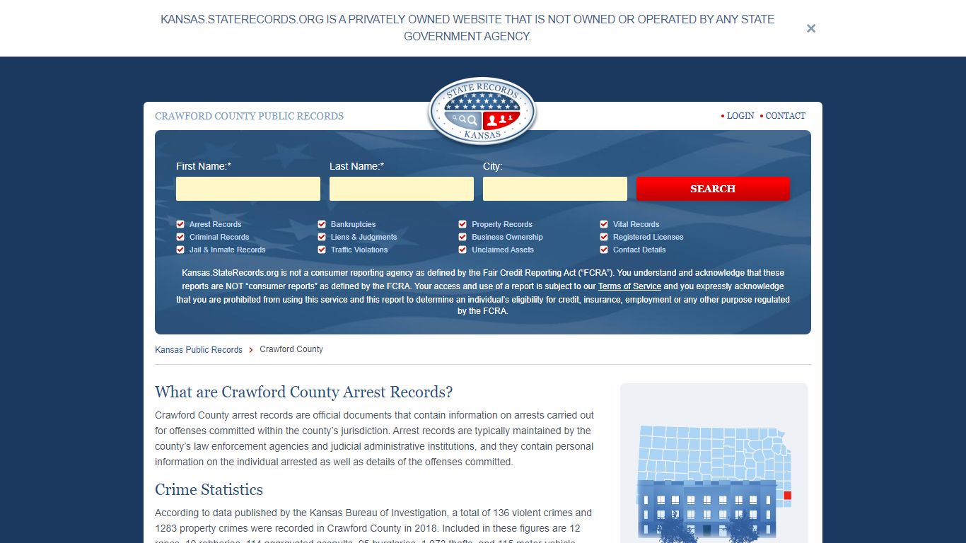 Crawford County Arrest, Court, and Public Records | StateRecords.org